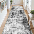 3x12 Washable Runner Rugs for Hallway: Long Abstract Runners for Entryway by WIEVEDENS