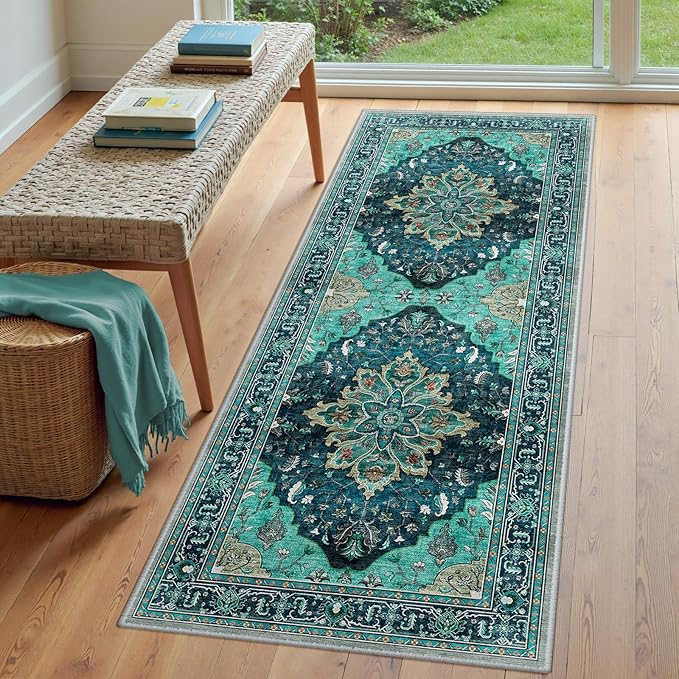 Area Rugs 3'x7' Runner Rug Non Slip Washable - Image 3