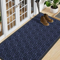 Smiry Front Door Mat Outside Entrance, Heavy Duty Sturdy Natural Rubber Doormat by Smiry