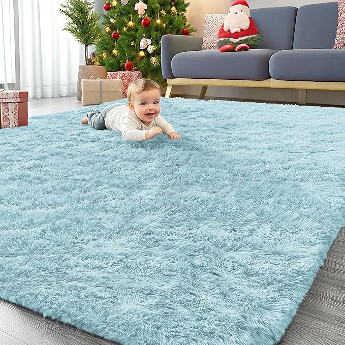 OLANLY 8x10 Machine Washable Large Area Rugs by OLANLY
