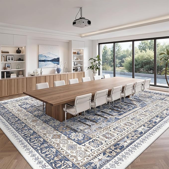zesthome 10x14 Area Rugs, Stain Resistant Washable Rug, Ultra-Thin Rugs - Image 9