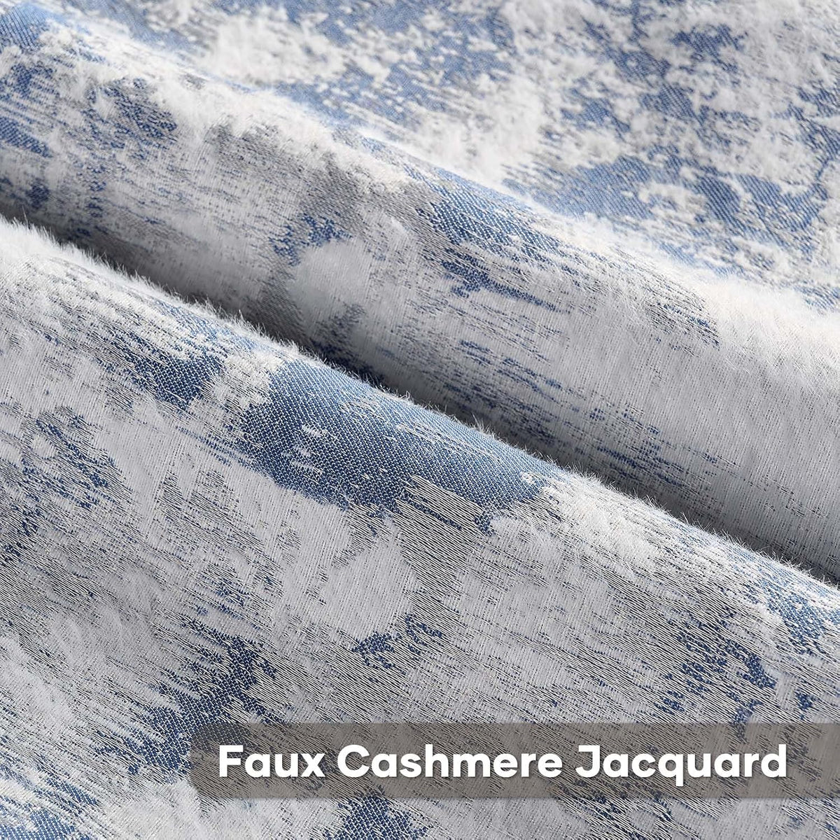 pack of 2 faux cashmere throw pillow covers shown in use