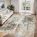 6x9 Area Rugs for Living Room Rug Washable: Abstract Rug for Dining Room by Aelenmu