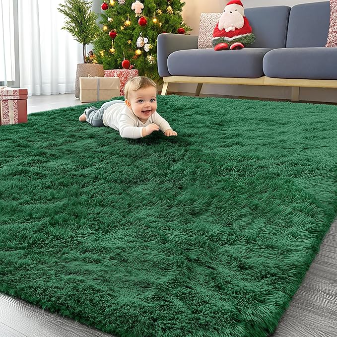 OLANLY 8x10 Machine Washable Large Area Rugs by OLANLY
