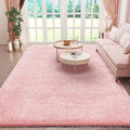 Ophanie Pink Area Rugs for Bedroom Girls, 5x8 Kids Fluffy Fuzzy Furry Shag by Ophanie