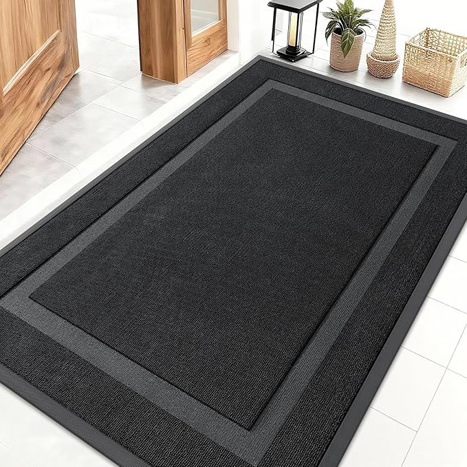 OLANLY Front Door Mat Indoor Outdoor Entrance, Waterproof All-Season, by OLANLY