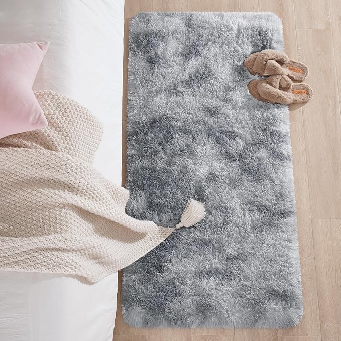 Chicrug Soft Runner Rugs for Bedroom Living Room Plush Fluffy Rug 2x4 Feet - Image 5