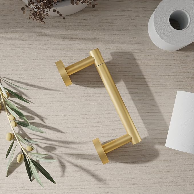 RARXTR Gold 2 Pack Toilet Paper Holder SUS304 Stainless Steel Double Post - Image 4