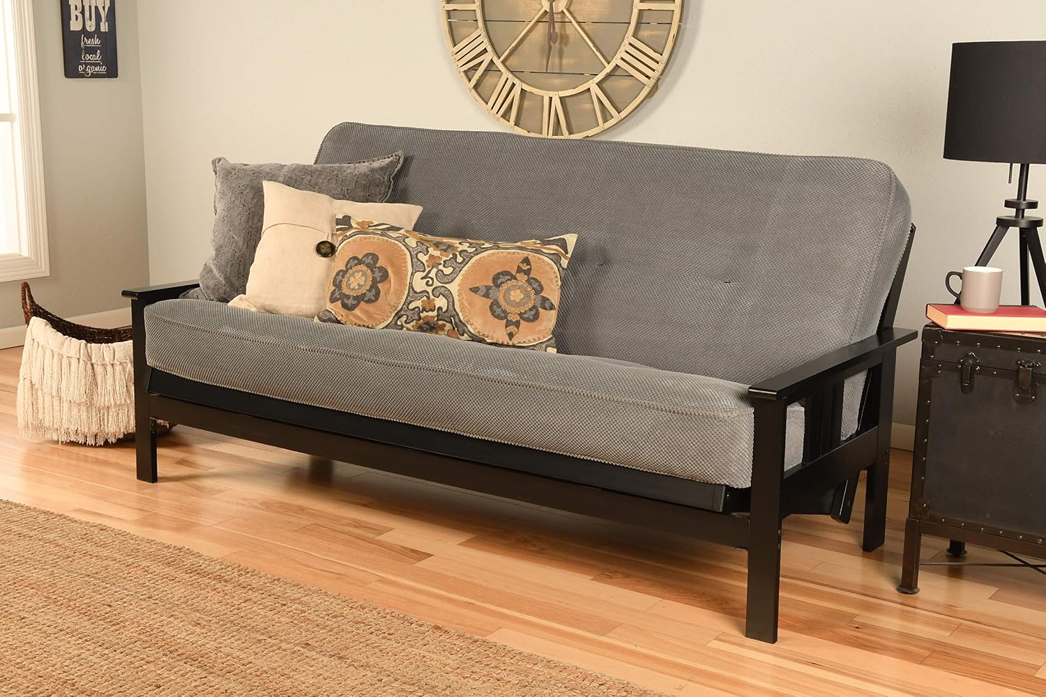Pacific Coast Futon Cover Only Fits 6-8 inch Futons Mattress Full Size (Thunder)