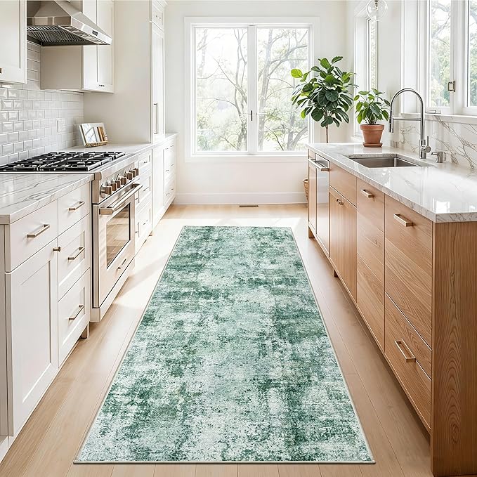 2x5 Washable Runner Rug for Hallway: Non Slip Entryway Runners Rugs - Image 2