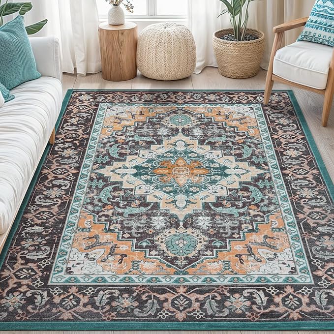Lofus 5x7 Area Rugs for Living Room, Washable Area Rug, Rugs for Bedroom by Lofus