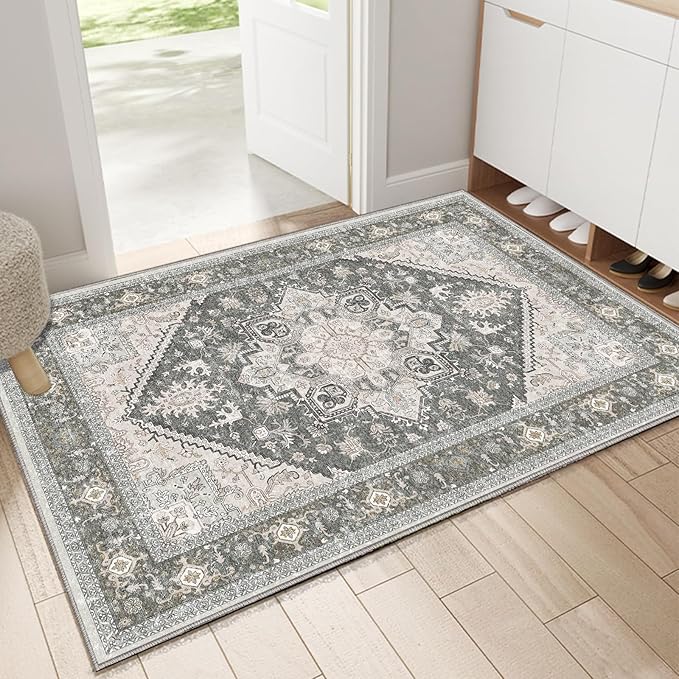 OPPODREAM Soft Throw Rugs 2x3, Small Washable Entryway Rugs 2 x 3 by OPPODREAM