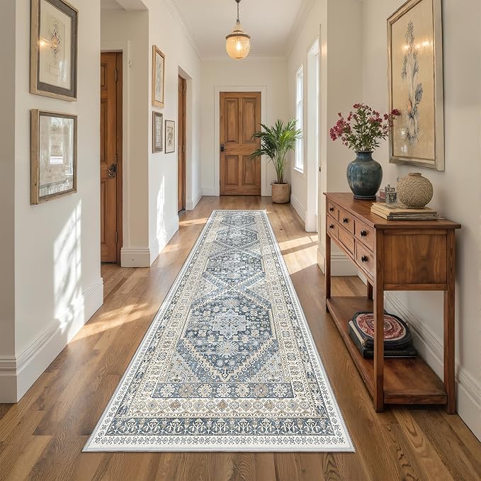 Kitchen Runner Rug Non Slip Washable 2.5x10, Soft Ultra-Thin Entryway Rug - Image 5