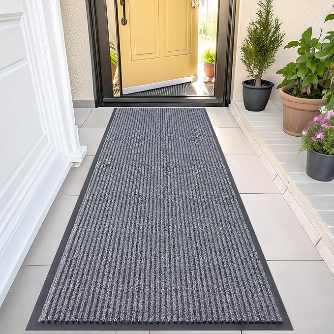 OLANLY Front Door Mat Indoor Outdoor Entrance, Waterproof Heavy Duty Doormat by OLANLY
