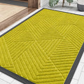 Smiry Front Door Mat Outside Entrance, Heavy Duty Sturdy Natural Rubber Doormat by Smiry