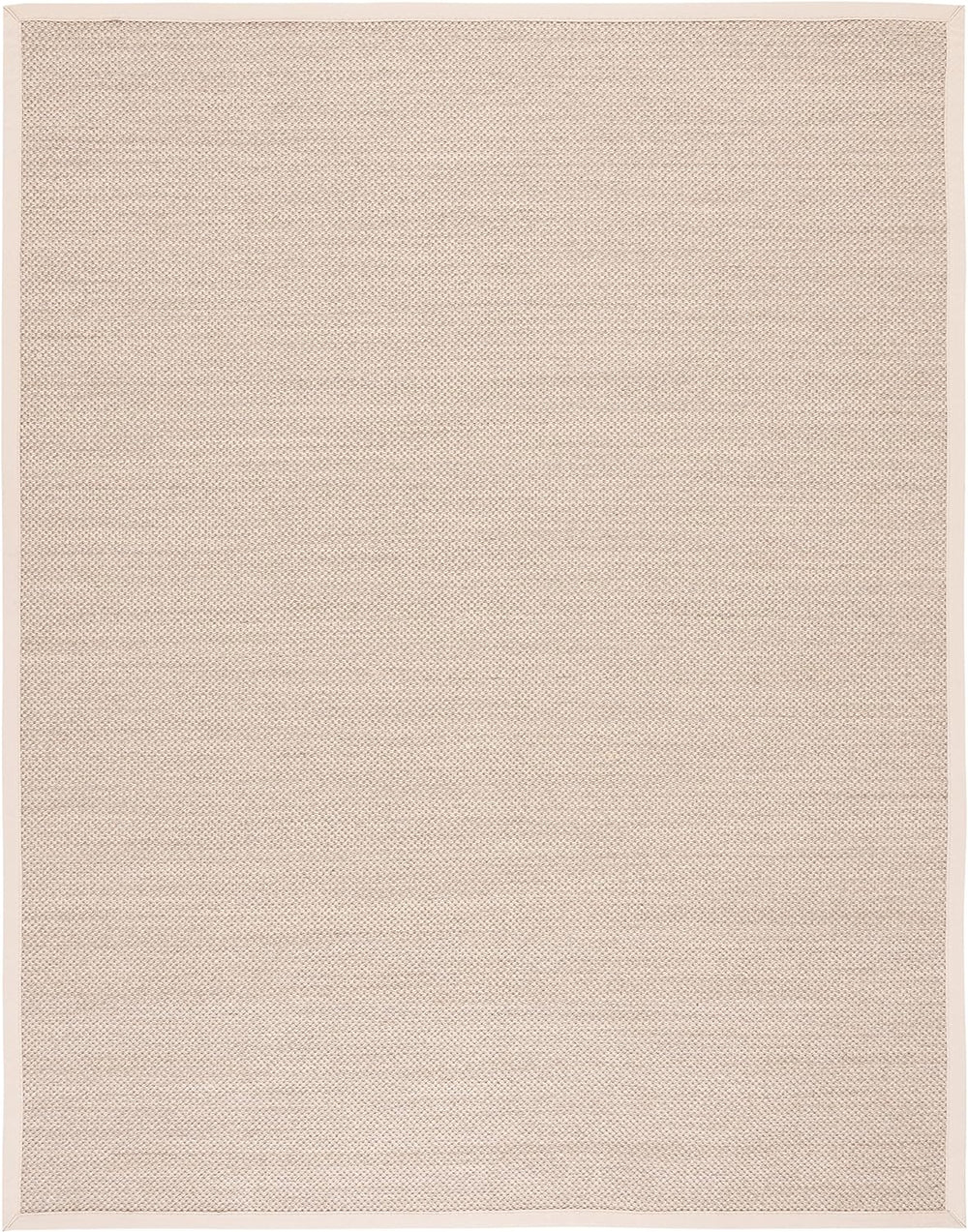 SAFAVIEH Natural Fiber Area Rug 9x12 Large Sisal Textured, Marble NF143C