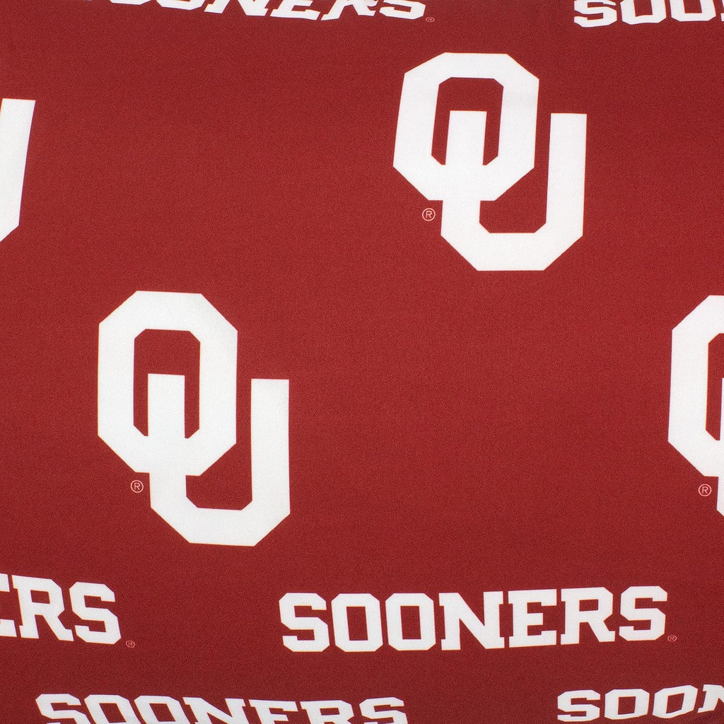 Everything Comfy Oklahoma Sooners Pillowcase, Body Pillow, 20" x 60", Includes 1 Pillowcase