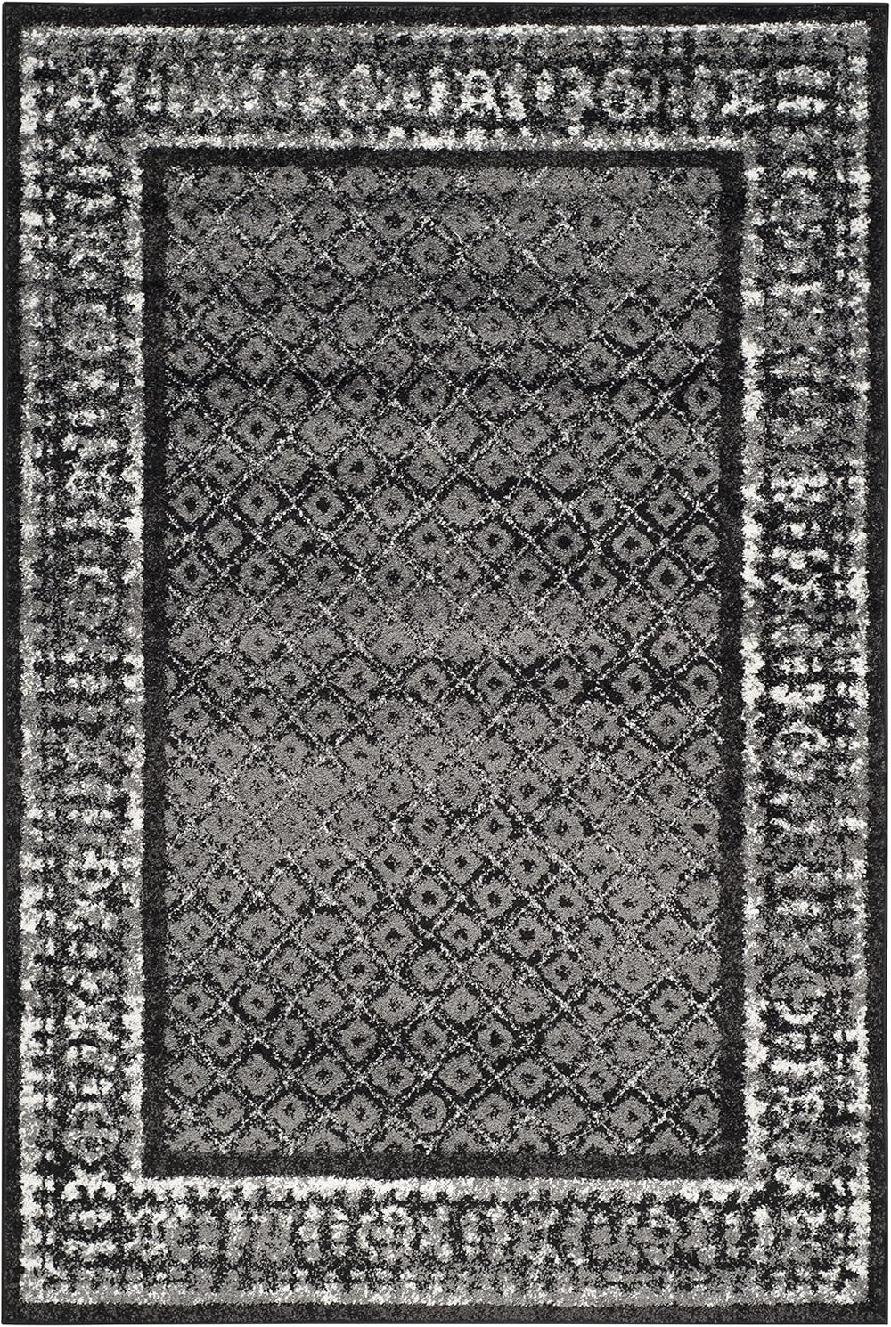 SAFAVIEH Adirondack Area Rug 4x6, Black & Silver ADR110A