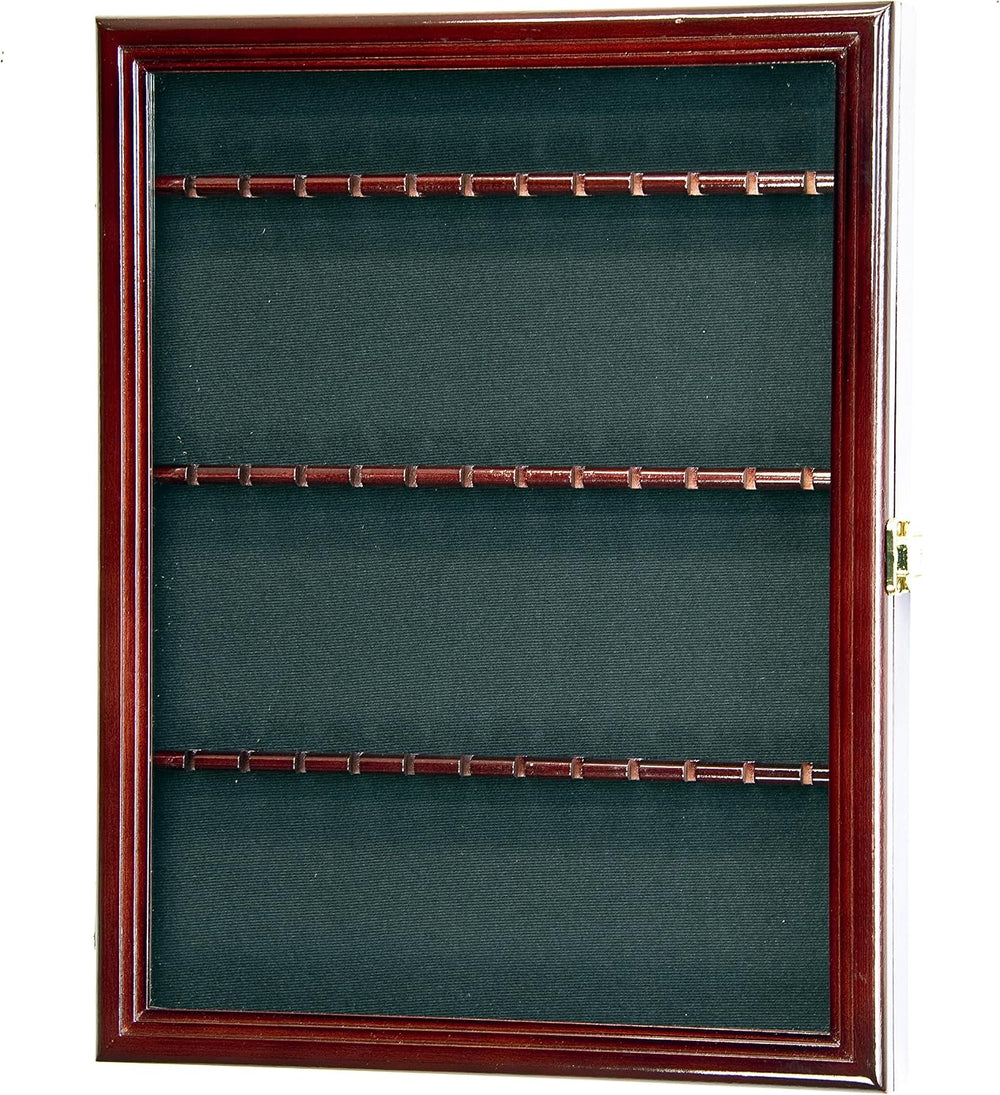 36 Spoon Display Case Wall Rack Cabinet Holder Box 98% UV - Lockable
