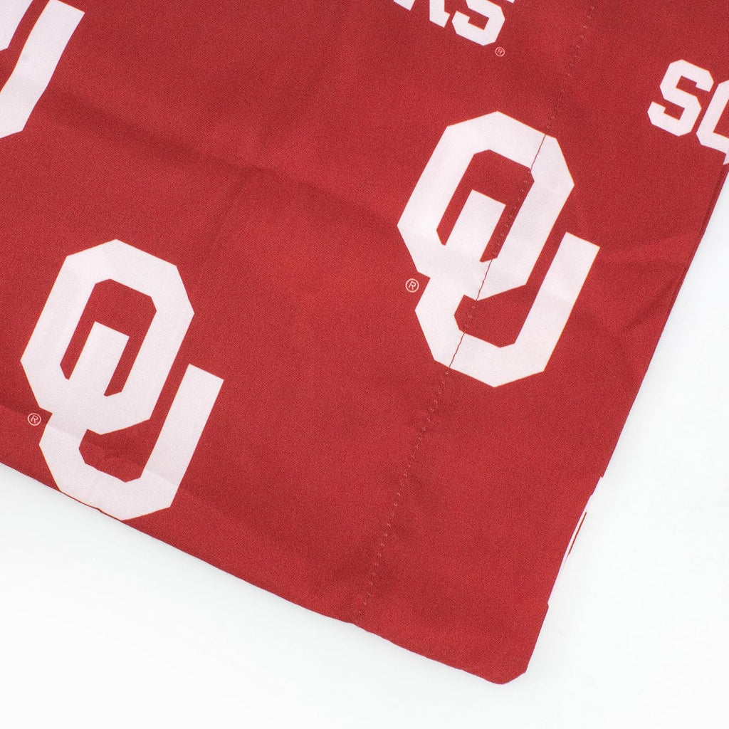 Everything Comfy Oklahoma Sooners Pillowcase, Body Pillow, 20" x 60", Includes 1 Pillowcase