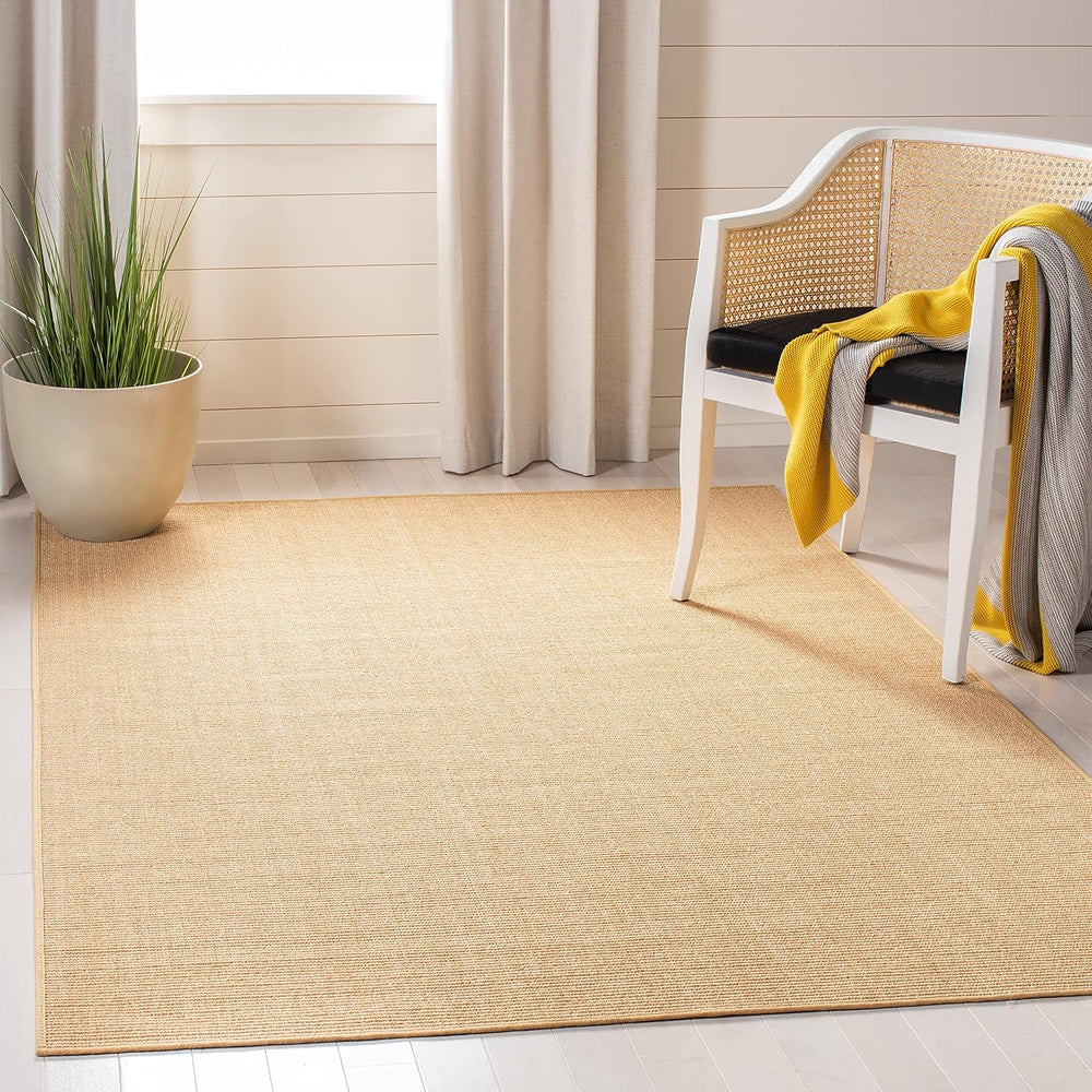 Martha Stewart x SAFAVIEH Outdoor Sisal Area Rug 5'x7', Natural MSR9501A