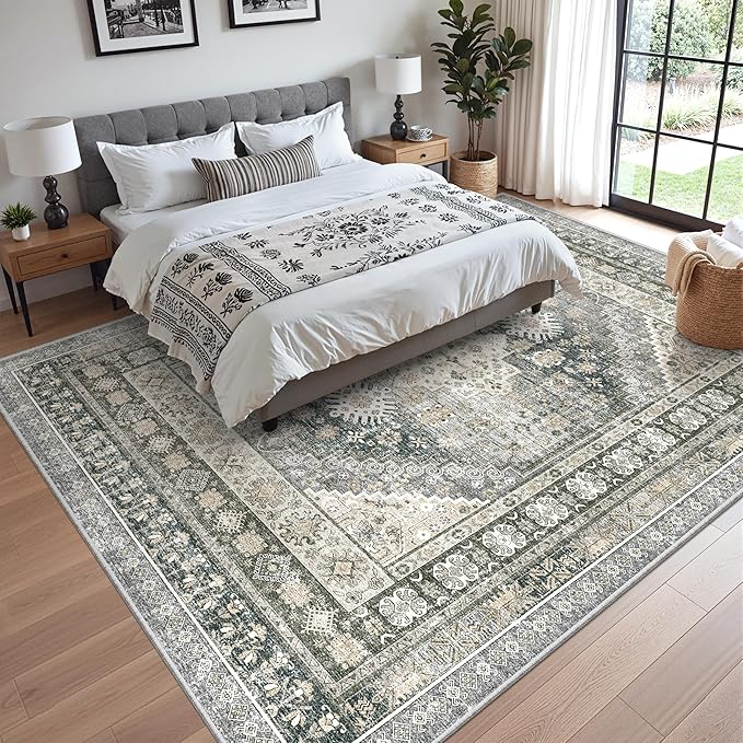 zesthome 8x10 Area Rugs for Living Room, Non-Slip Backing Washable Rugs - Image 9