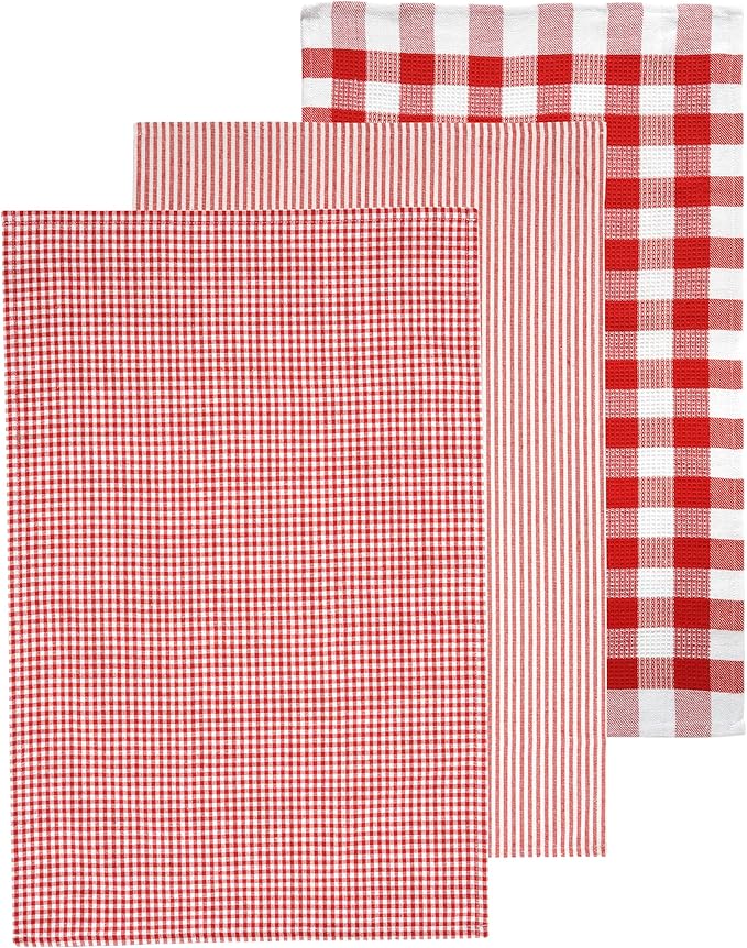 Casa Platino 6PC Kitchen Towels Set, Summer Kitchen Towels, Cleaning Towel - Image 2