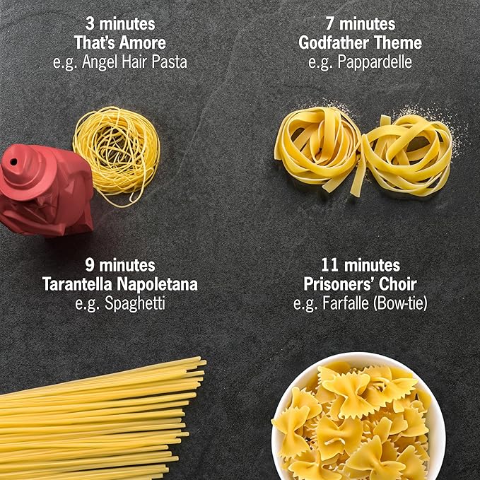 Al Dente Red - The Singing Floating Pasta Timer: Will Sing Different Tunes When - Image 5