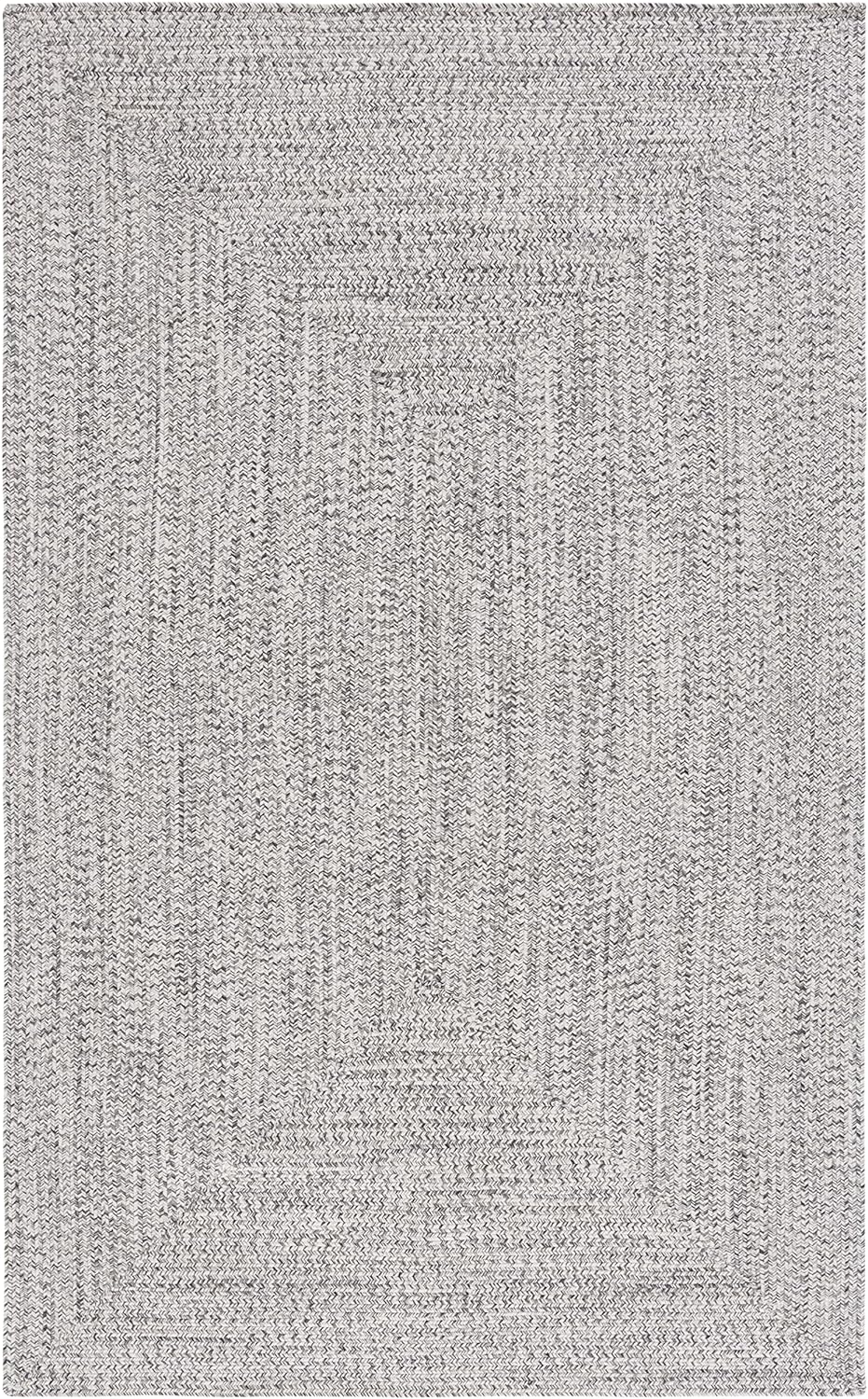 SAFAVIEH Braided Area Rug 5x8, Braided Grey & Ivory BRA201F