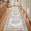 TOPRUUG Washable 2x8 Hallway Runner Rug: Non-Slip Low-Pile Rugs by TOPRUUG