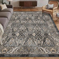 Washable Area Rug 8' x 10' Vintage Traditional Persian Mat by Unknown