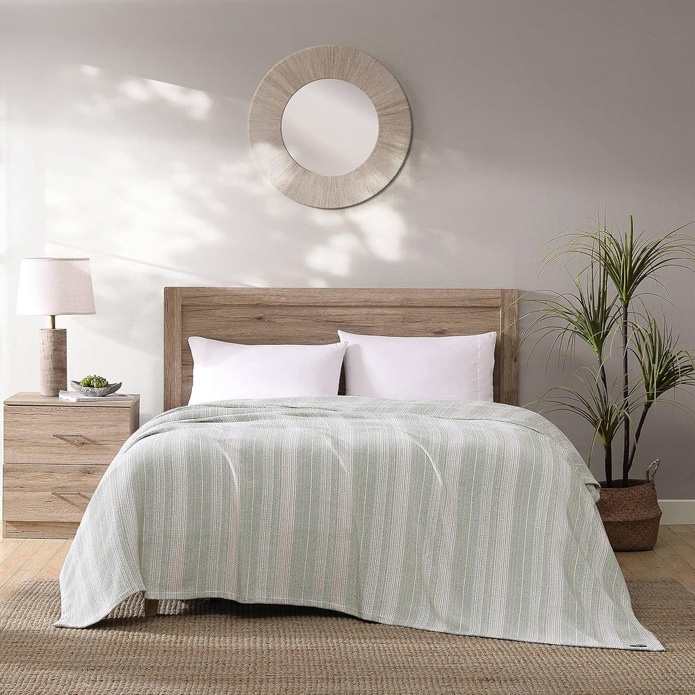 Tommy Bahama - Soft Queen Size Blanket for Bed & Couch, Cozy Bedding