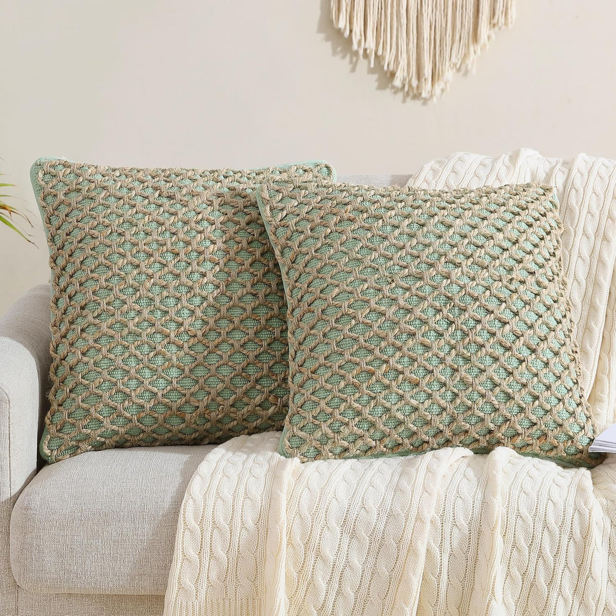 boho living jada 2 pc decorative throw pillow, main product view