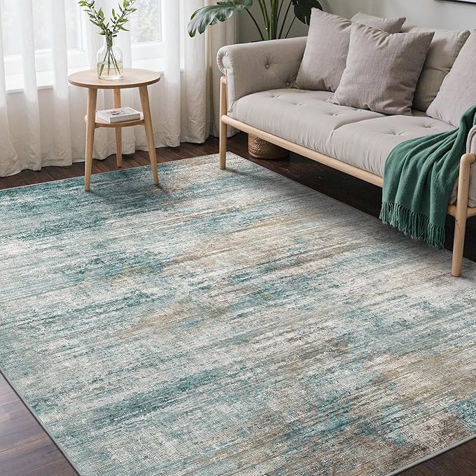 BEIMO Area Rugs 6x9 for Living Room Bedroom, Modern Abstract Machine Washable by BEIMO