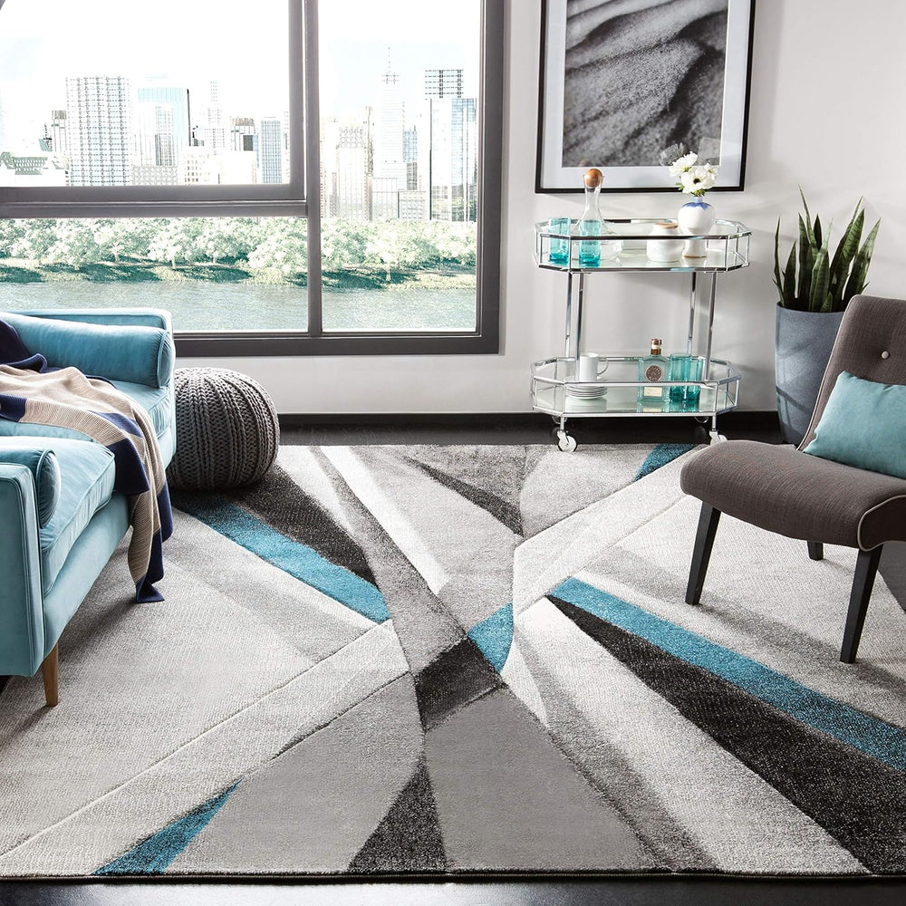 SAFAVIEH Hollywood Collection Area Rug - 10'6" x 14', Grey &...