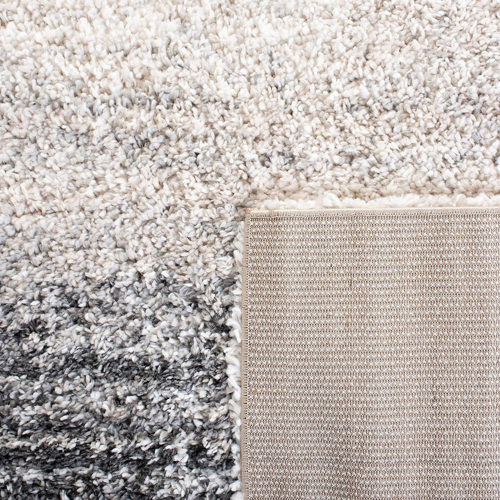 SAFAVIEH Fontana Shag Collection Area Rug - 10' x 14', Ivory & Gr...