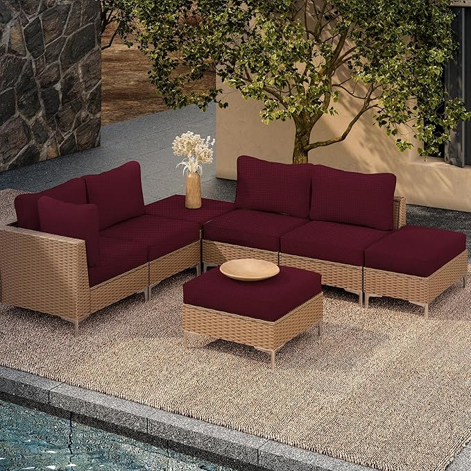 Outdoor Cushion Covers Set, Replacement - Image 6