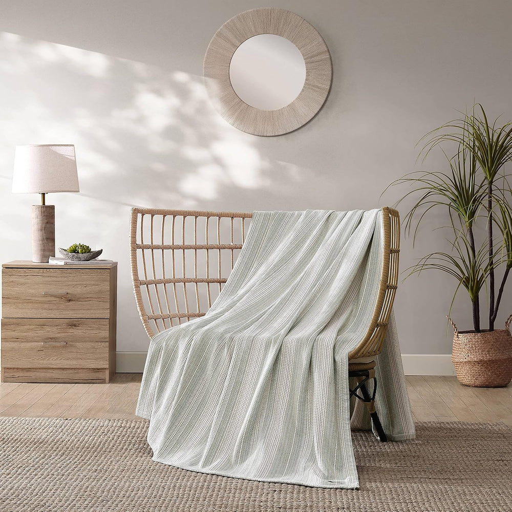 Tommy Bahama - Soft Queen Size Blanket for Bed & Couch, Cozy Bedding