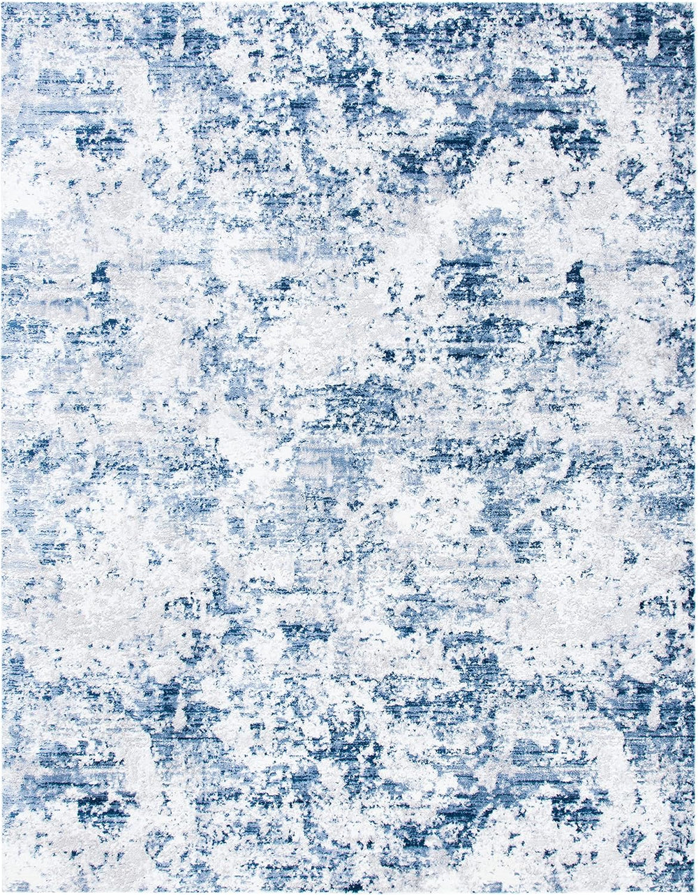 SAFAVIEH Amelia Area Rug 9'x12', Modern Navy & Grey ALA705N