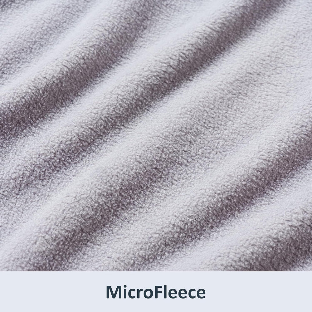 Berkshire Blanket Microfleece Queen Size Bed Blanket Chateau Gray,Lightweight...