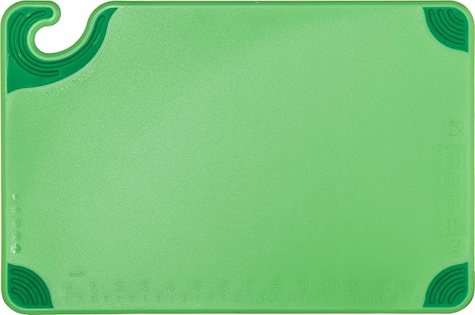 San Jamar Saf-T-Grip Plastic Cutting Board - Image 2