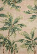 Loloi Botanical Clay/Green 2'-5" x 7'-8" Runner Rug | BOT-04 Indoor/Outdoor Approx. 2x8 Grey Hallway Entryway Kitchen, Vintage Inspired, Romantic, Runner Rug