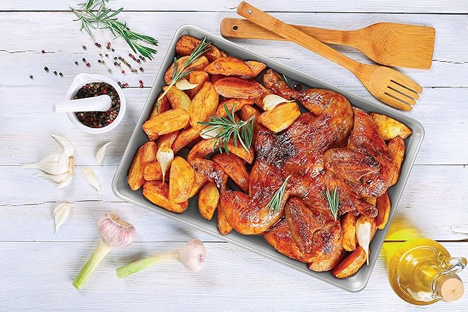 Mrs. Anderson’s Baking Quarter Sheet Pan, 9.5-Inches x 13-Inches, Heavyweight - Image 5