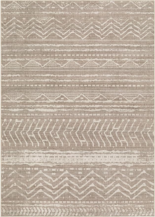 Nakagishi 9x13 Area Rugs Living Room: Washable Boho Large Neutral Soft - Image 9