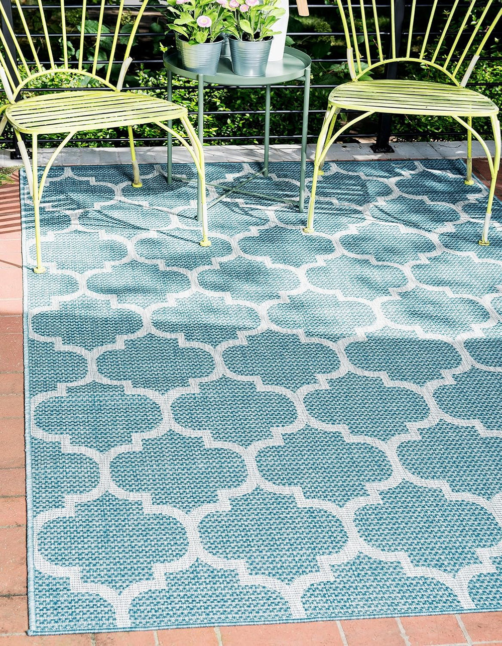 Unique Loom Outdoor Trellis Collection Area Rug (4' 1" x 6' 1&qu...