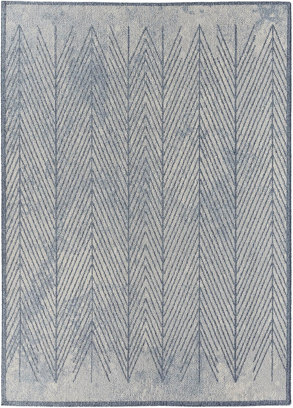 LUXE WEAVERS Blue 6x9 Geometric Area Rug