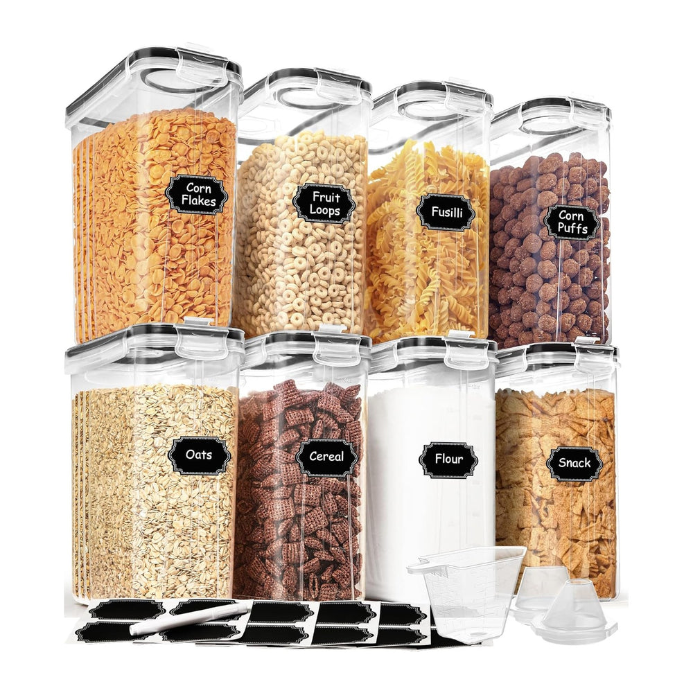 Cereal Containers Storage Set, Cereal Dispensers (8PCS)