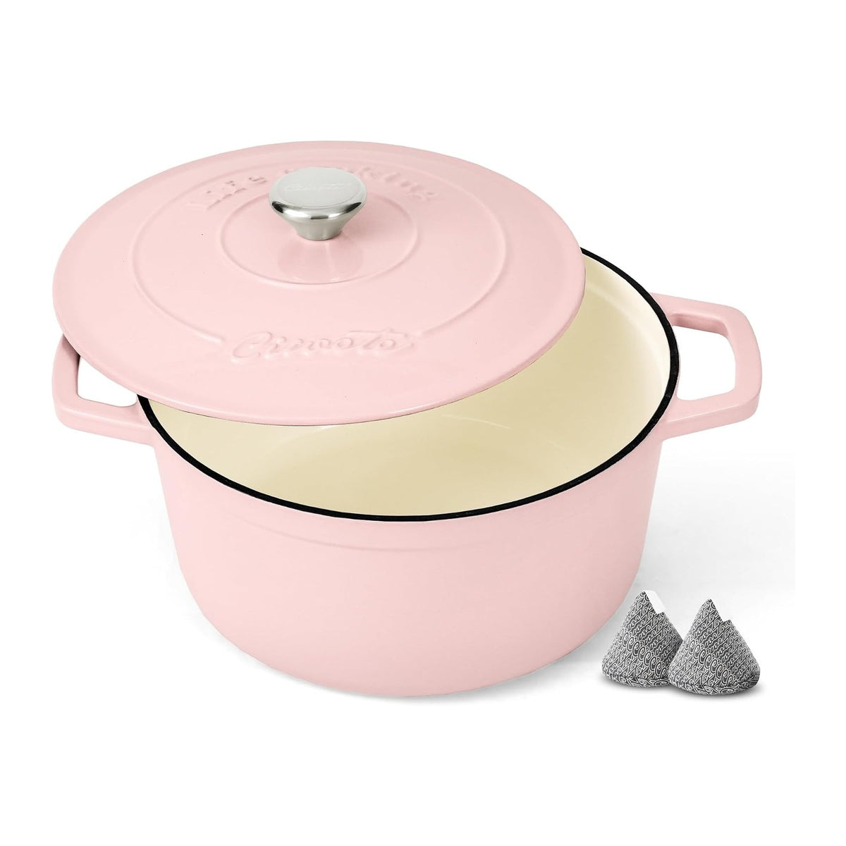 Ciwete Enameled Cast Iron Dutch Oven – 4.4 Quart Pot