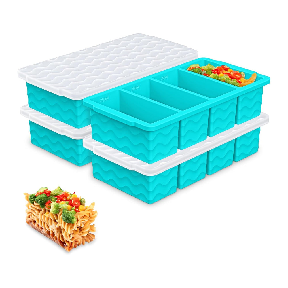 Doasuwish Silicone Freezer Molds (4 Pack)