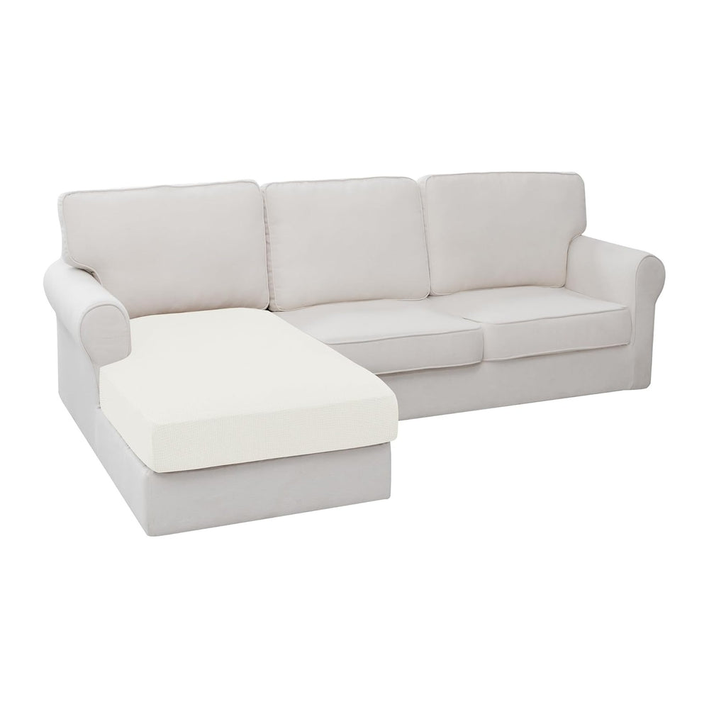 Easy-Going Stretch Sectional Couch Covers 1 Piece Chaise Lounge Slipcover L